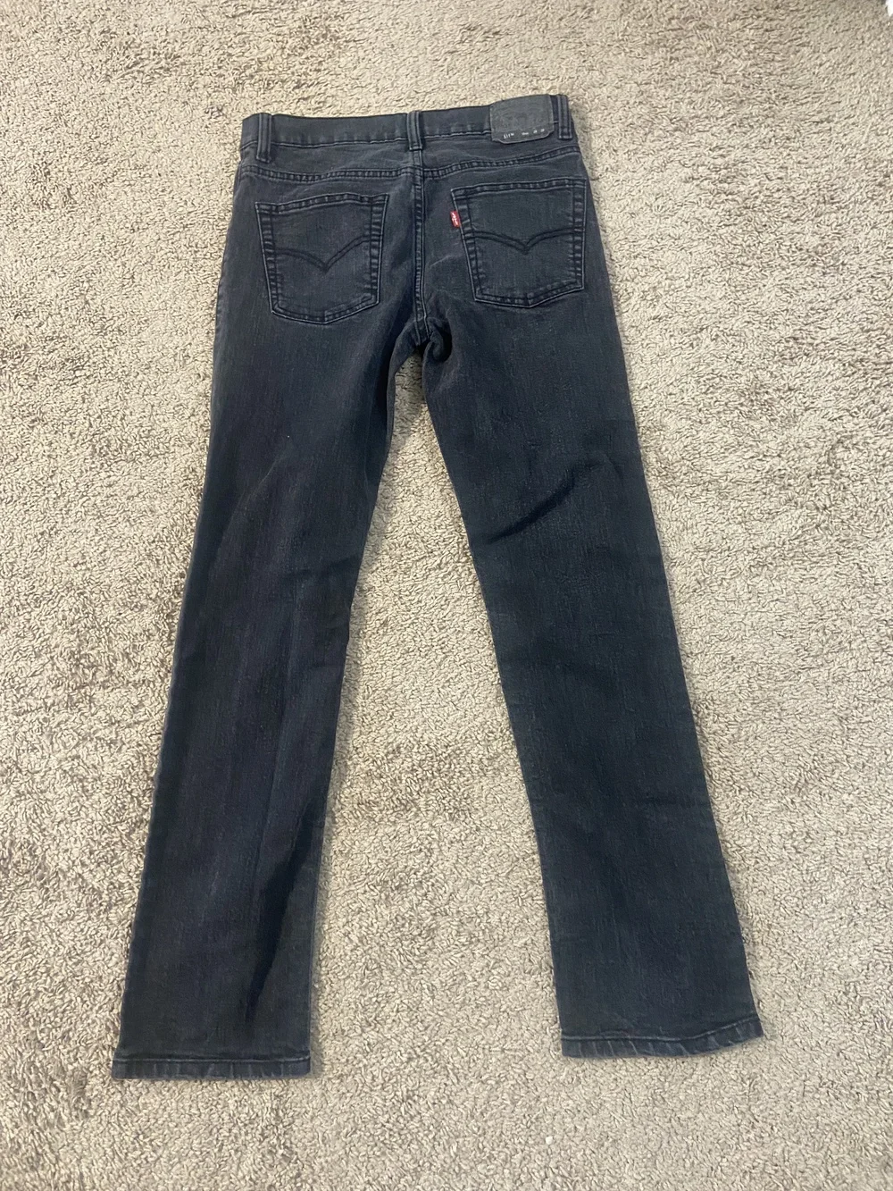 Levis 511 Jeans Mens 29x29 Black Slim Fit Stretch Denim 511 Slim Youth Teen